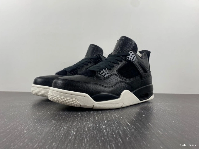 Kick Theory Pony Jordan 819139-010 Retro 4 Black Hair 0628